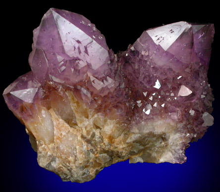 Quartz var. Amethyst (Cactus Quartz) from Boekenhouthoek area, Mpumalanga Province, South Africa