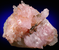 Quartz var. Rose Quartz Crystals with Roscherite from Lavra da Ilha, Taquaral, Jequitinhonha River, Minas Gerais, Brazil