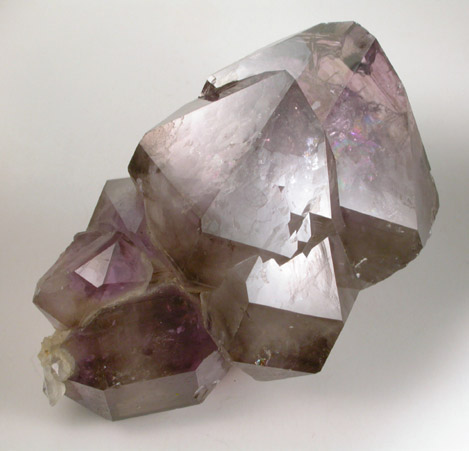 Quartz var. Amethyst from Reel Mine, Iron Station, Lincoln County, North Carolina