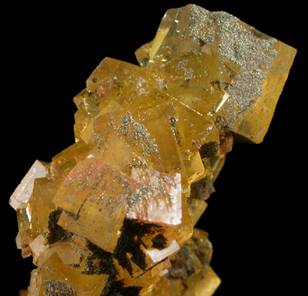 Fluorite with Pyrite from Villabona Mine, Asturias, Spain