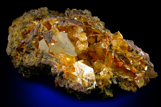 Wulfenite, Mimetite, Willemite from San Francisco Mine, Cerro Prieto, north of Cucurpe, Sonora, Mexico