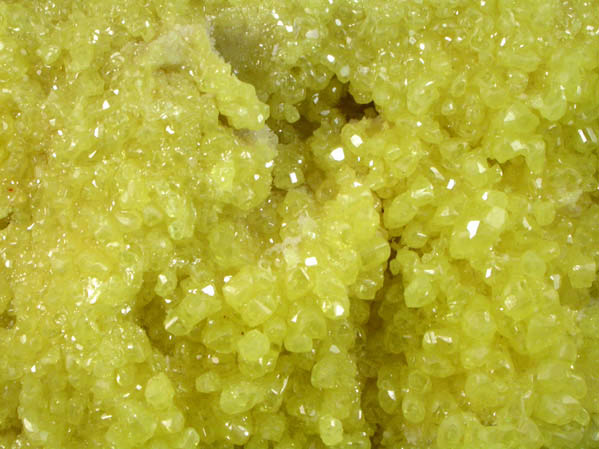 Sulfur from Hot Springs Point Sulfur Mine, east of Crescent Valley, Eureka County, Nevada