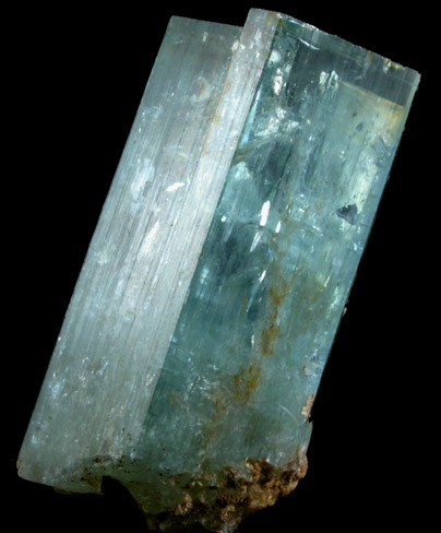 Beryl var. Aquamarine from Erongo Mountains, 20 km north of Usakos, Namibia