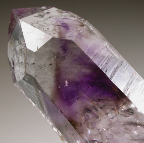 Quartz var. Amethyst with bubble inclusion from Tafelkop, Goboboseb Mountains, 27 km west of Brandberg Mountain, Erongo region, Namibia