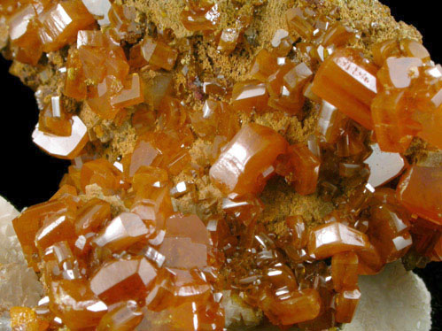 Wulfenite with Mimetite from Ahumada Mine, Sierra de Los Lamentos, Chihuahua, Mexico