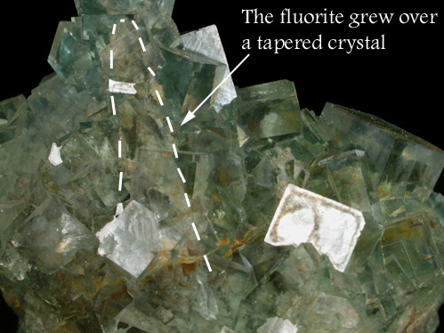 Fluorite from Erongo Mountains, 20 km north of Usakos, Namibia