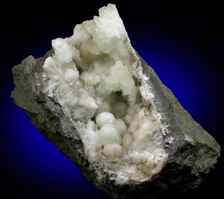 Prehnite and Calcite from Millington Quarry, Bernards Township, Somerset County, New Jersey