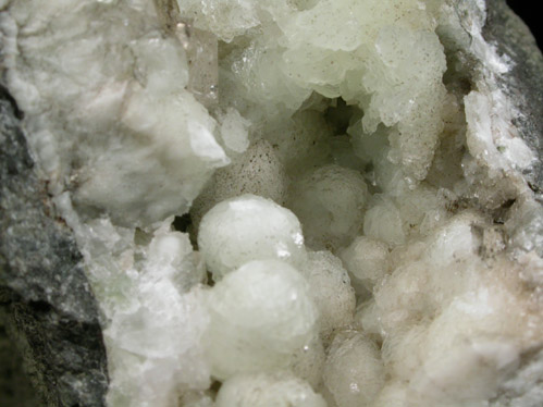 Prehnite and Calcite from Millington Quarry, Bernards Township, Somerset County, New Jersey