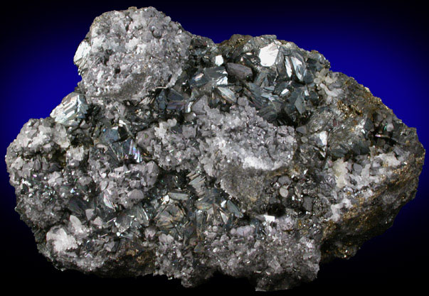 Tetrahedrite and Quartz on Pyrite from Pachapaqui District, Bolognesi Province, Ancash Department, Peru