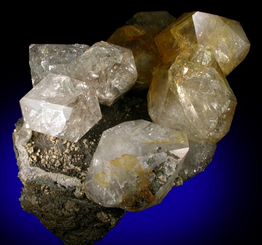 Quartz var. Herkimer Diamonds from Eastern Rock Products Quarry (Benchmark Quarry), St. Johnsville, Montgomery County, New York