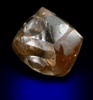 Diamond (3.07 carat brown complex crystal) from Damtshaa Mine, near Orapa, Botswana
