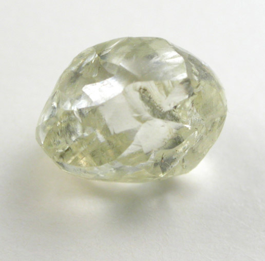 Diamond (0.86 carat yellow complex crystal) from Catoca Mine, Lunda Norte, Angola