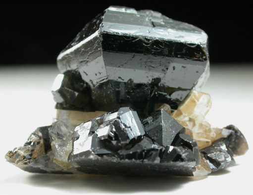 Cassiterite and Quartz from Zinnwald-Cnovec District, Erzgebirge, Saxony-Bohemia border region, Germany-Czech Republic