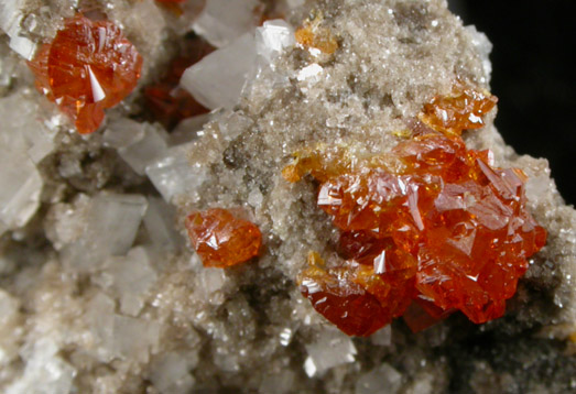 Sphalerite and Dolomite from Niagara Falls Quarry (Redlands Quarry), Niagara Falls, Niagara County, New York