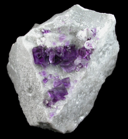 Fluorite from Spring Hill, 7.2 km southeast of Parnassus, Augusta County, Virginia