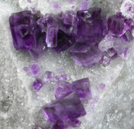 Fluorite from Spring Hill, 7.2 km southeast of Parnassus, Augusta County, Virginia