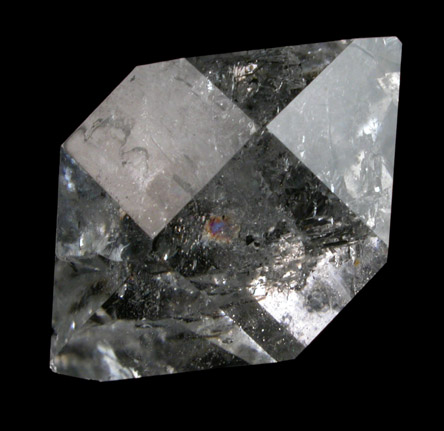 Quartz var. Herkimer Diamond with moveable inclusion from Ace of Diamonds Mine, Middleville, Herkimer County, New York