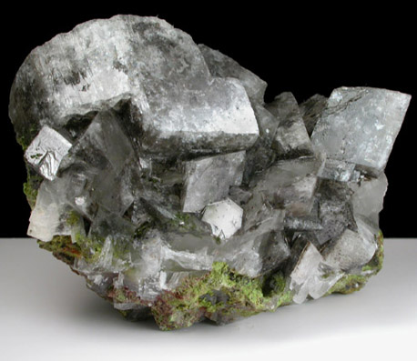 Calcite with Duftite from Tsumeb Mine, Otavi-Bergland District, Oshikoto, Namibia (Type Locality for Duftite)