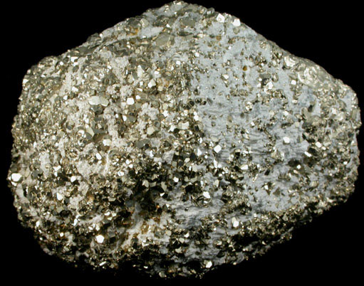 Pyrite with Talc from ZCA Pierrepont Mine, Grange Ore Body, Pierrepont, St. Lawrence County, New York