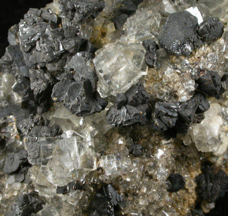 Fluorite and Sphalerite from (Ladywash Mine), Eyam, Derbyshire, England