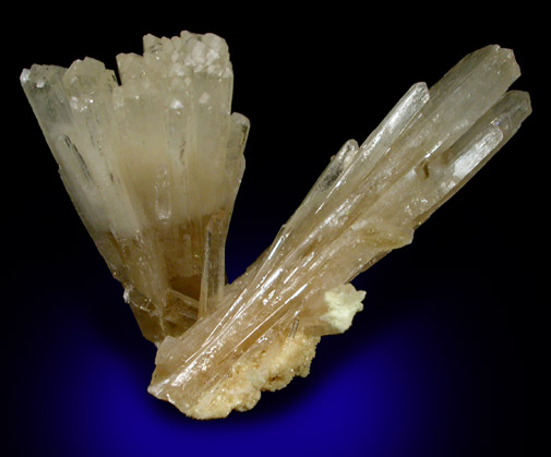 Celestine on Sulfur from Machw mine, Tarnobrzeg, Poland