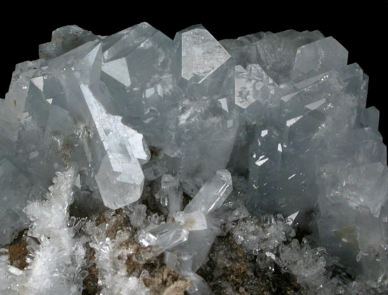 Celestine from Scofield Quarry, Maybee, Monroe County, Michigan