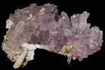 Quartz var. Amethyst Flower with quartz pseudomorphs after Anhydrite from Castelinho Mine, near Frederico Westphalen, Alto Uruguai, Rio Grande do Sul, Brazil