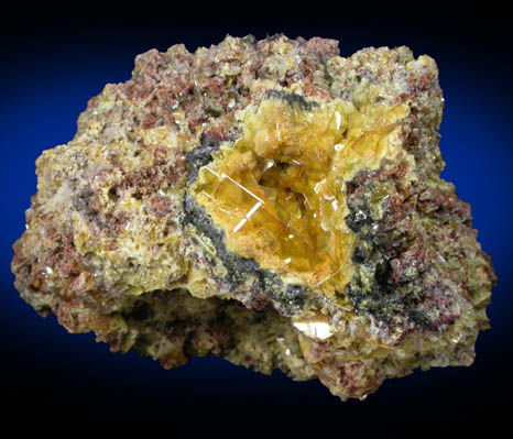Wulfenite with Mimetite and Willemite from San Francisco Mine, Cerro Prieto, north of Cucurpe, Sonora, Mexico