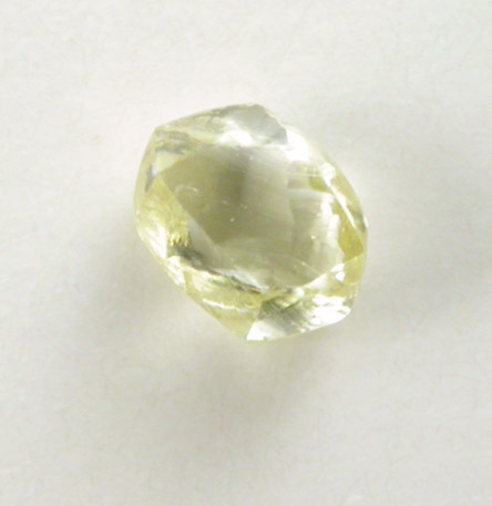 Diamond (0.11 carat fancy-yellow dodecahedral crystal) from Northern Cape Province, South Africa