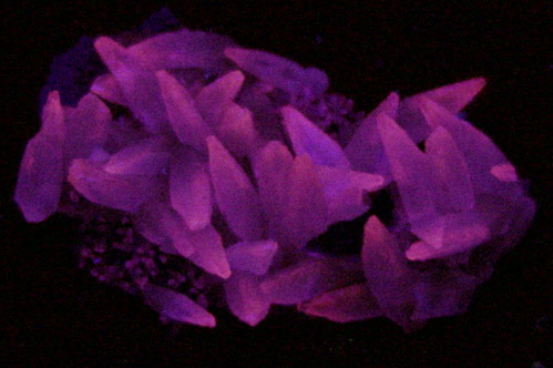 Calcite on Celadonite from Castelinho Mine, near Frederico Westphalen, Alto Uruguai, Rio Grande do Sul, Brazil