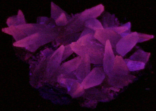 Calcite on Celadonite from Castelinho Mine, near Frederico Westphalen, Alto Uruguai, Rio Grande do Sul, Brazil