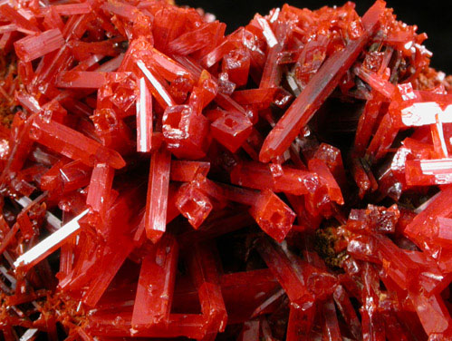 Crocoite from Adelaide Mine, Zeehan District, Tasmania, Australia