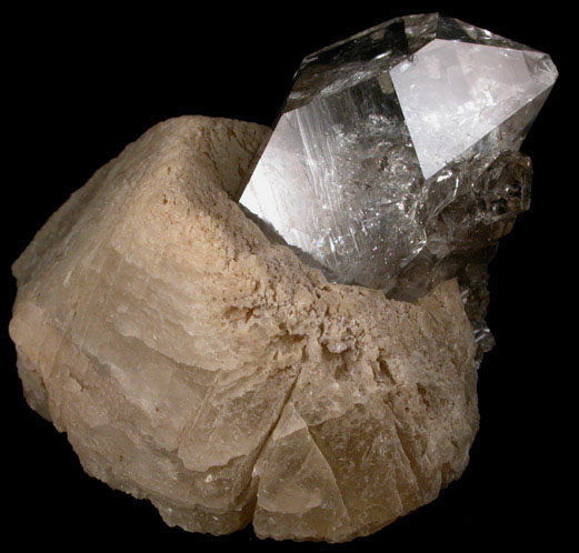 Quartz var. Herkimer Diamond from Diamond Acres (Hastings Farm), Fonda, Montgomery County, New York