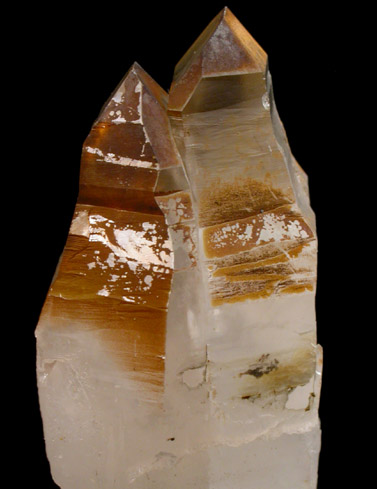 Quartz (Scepter-shaped crystals) from William Wise Mine, Westmoreland, Cheshire County, New Hampshire