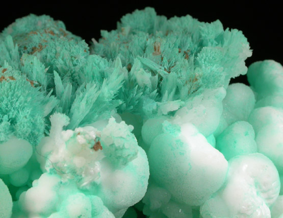 Calcite-Aragonite with Chrysocolla from Chihuahua, Mexico