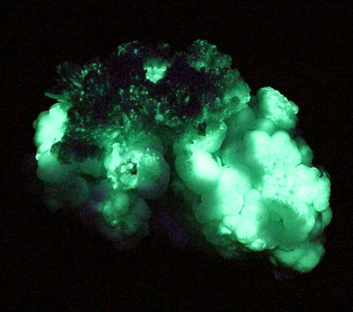 Calcite-Aragonite with Chrysocolla from Chihuahua, Mexico