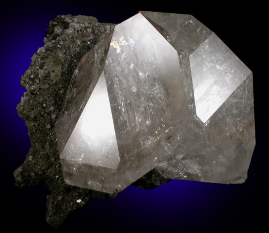 Quartz var. Herkimer Diamond from Eastern Rock Products Quarry (Benchmark Quarry), St. Johnsville, Montgomery County, New York