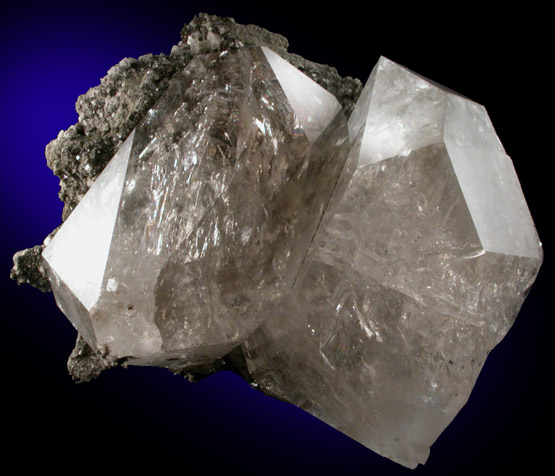 Quartz var. Herkimer Diamond from Eastern Rock Products Quarry (Benchmark Quarry), St. Johnsville, Montgomery County, New York