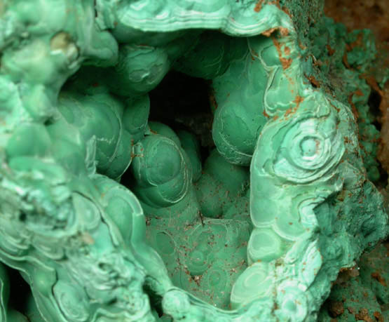 Malachite on Quartz from Blue Wing Mine, South Prospect Shaft, Granville County, North Carolina