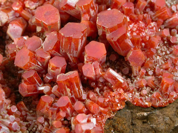 Vanadinite from Old Yuma Mine, 200' Level, west of Tucson, Pima County, Arizona