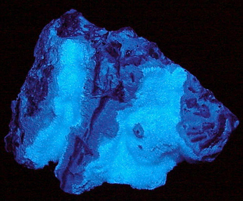 Hydrozincite from Yellow Pine Mine, Goodsprings District, Clark County, Nevada