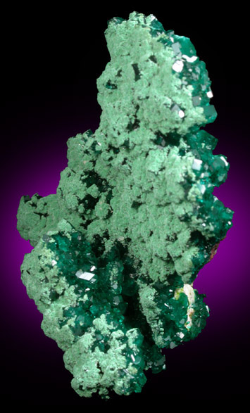 Dioptase with Malachite from Tsumeb Mine, Otavi-Bergland District, Oshikoto, Namibia