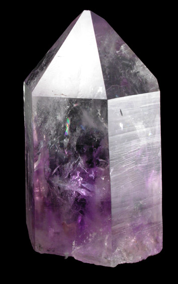 Quartz var. Amethyst (with moveable bubble inclusion) from Tafelkop, Goboboseb Mountains, 27 km west of Brandberg Mountain, Erongo region, Namibia