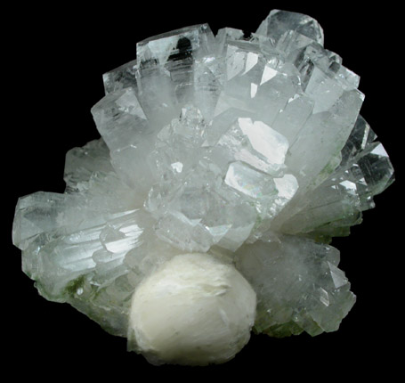 Apophyllite with Calcite from Pune District, Maharashtra, India