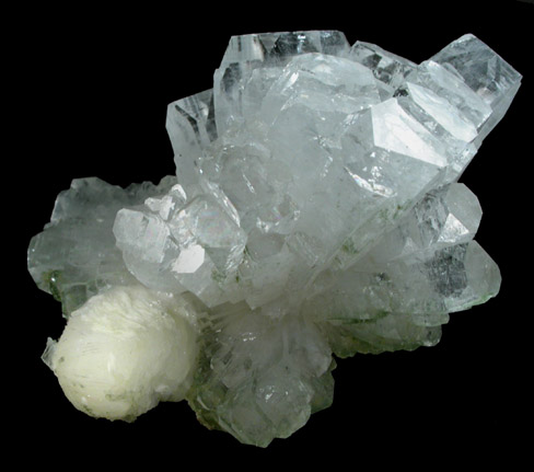 Apophyllite with Calcite from Pune District, Maharashtra, India