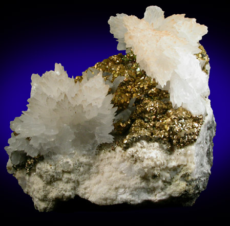 Pyrite and Calcite from Zacatecas, Mexico
