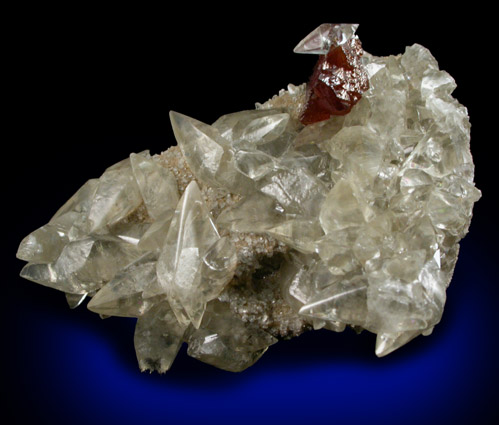 Sphalerite with Calcite from Maumee Stone Quarry, Lime City, Wood County, Ohio