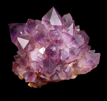Quartz var. Amethyst from (Donald Plantation, west of Charlotte County Courthouse), Charlotte County, Virginia