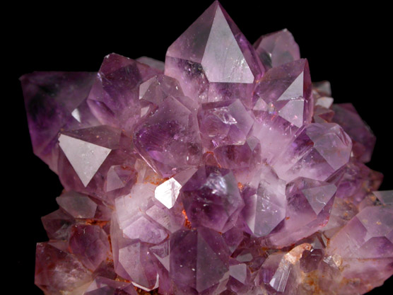 Quartz var. Amethyst from (Donald Plantation, west of Charlotte County Courthouse), Charlotte County, Virginia