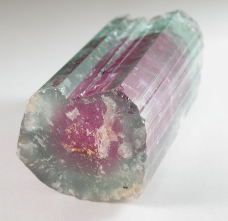 Elbaite var. Watermelon Tourmaline from Santa Rosa Mine, Itambacuri, Minas Gerais, Brazil